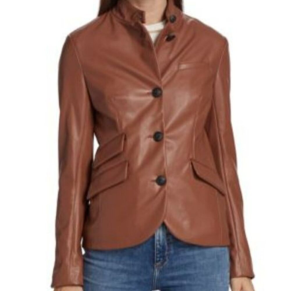 Rag And Bone Slade Faux Leather Jacket Size 6
